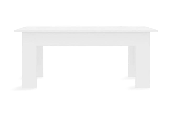 Sohvapöytä korkeakiilto valkoinen 100x60x42 cm lastulevy - Valkoinen - Huonekalut - Pöytä & ruokailuryhmä - Sohvapöytä