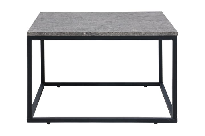 Sohvapöytä Ladonia 70 cm - Betoninharmaa/Musta - Huonekalut - Pöytä & ruokailuryhmä - Apupöytä & sivupöytä - Tarjotinpöytä & pikkupöytä