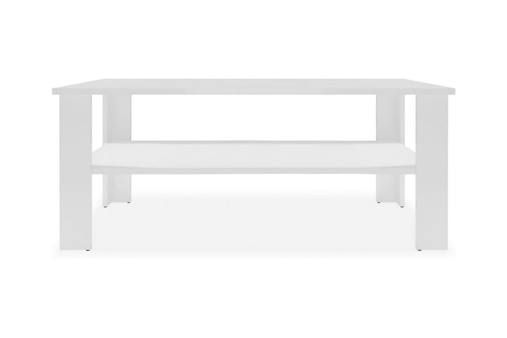 Sohvapöytä lastulevy 100x59x42 cm valkoinen - Valkoinen - Huonekalut - Pöydät & ruokailuryhmät - Sohvapöytä