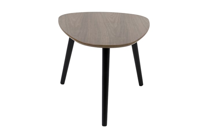Sohvapöytä Lovitz 68 cm Pyöreä - Pähkinä/Musta - Huonekalut - Pöytä & ruokailuryhmä - Sohvapöytä