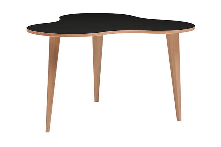 Sohvapöytä Luna 100 cm Kulmikas - Musta/Tammenväri - Huonekalut - Pöytä & ruokailuryhmä - Sohvapöytä