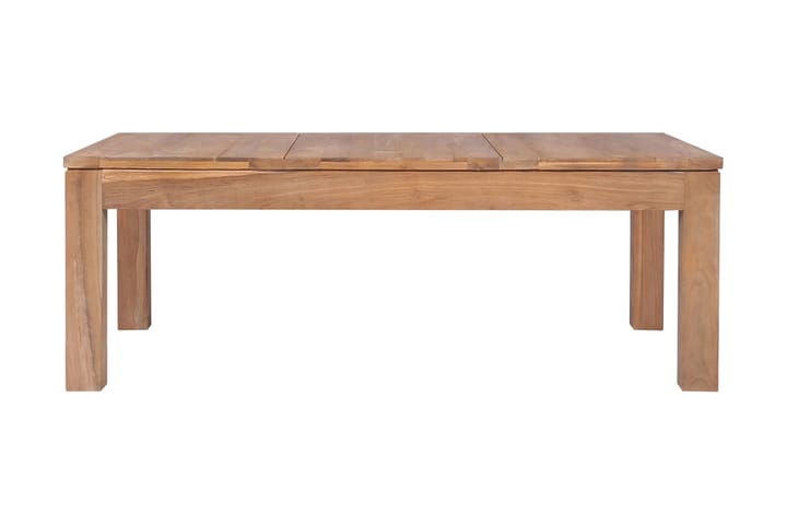 Sohvapöytä luonnollisesti käsitelty tiikki 110x60x40 cm - Ruskea - Huonekalut - Pöytä & ruokailuryhmä - Sohvapöytä