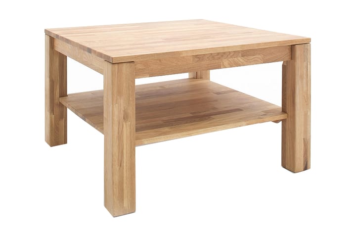 Sohvapöytä Majox 80 cm Säilytyksellä Hylly - Tammi - Huonekalut - Pöytä & ruokailuryhmä - Sohvapöytä
