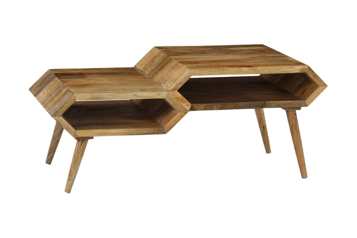 Sohvapöytä mangopuu 104x50x45 cm - Ruskea - Huonekalut - Pöytä & ruokailuryhmä - Sohvapöytä