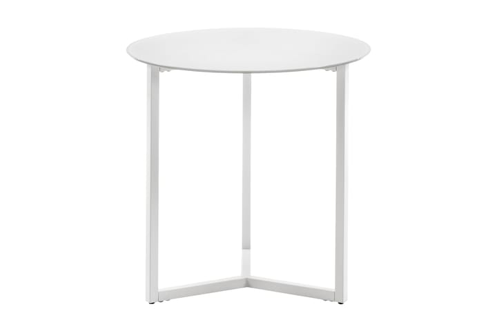 Sohvapöytä Marae 50 cm Pyöreä Marmorikuvio - Valkoinen - Huonekalut - Pöytä & ruokailuryhmä - Apupöytä & sivupöytä - Tarjotinpöytä & pikkupöytä
