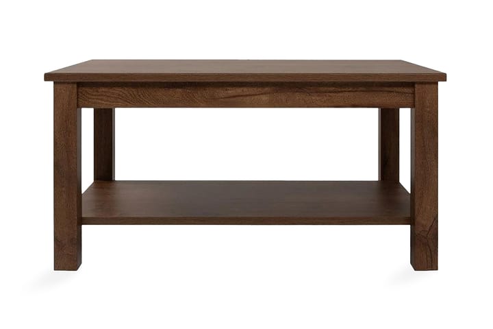 Sohvapöytä Merpins 100 cm Säilytyksellä Hylly - Tammenväri - Huonekalut - Pöydät & ruokailuryhmät - Sohvapöytä