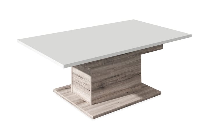 Sohvapöytä Mesne 120 cm - Ruskea/Valkoinen - Huonekalut - Pöytä & ruokailuryhmä - Sohvapöytä