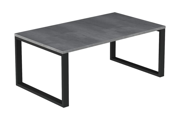Sohvapöytä Monteith 90 cm - Betoninharmaa/Musta - Huonekalut - Pöydät & ruokailuryhmät - Sohvapöytä