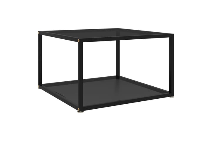 Sohvapöytä musta 60x60x35 cm karkaistu lasi - Musta - Huonekalut - Pöydät & ruokailuryhmät - Sohvapöytä