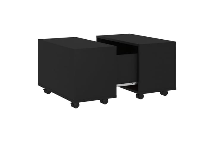 Sohvapöytä musta 60x60x38 cm lastulevy - Huonekalut - Pöydät & ruokailuryhmät - Sohvapöytä