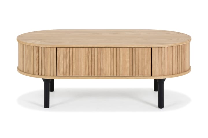 Sohvapöytä Neandir 118 cm Ovalt Laatikolla - Luonnonväri - Huonekalut - Pöytä & ruokailuryhmä - Sohvapöytä
