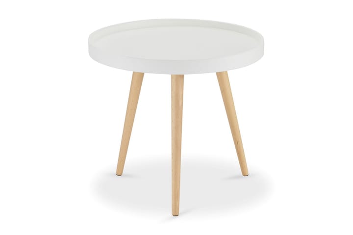 Sohvapöytä Opus 50 cm Pyöreä - Valkoinen/Luonnonväri - Huonekalut - Pöytä & ruokailuryhmä - Sohvapöytä