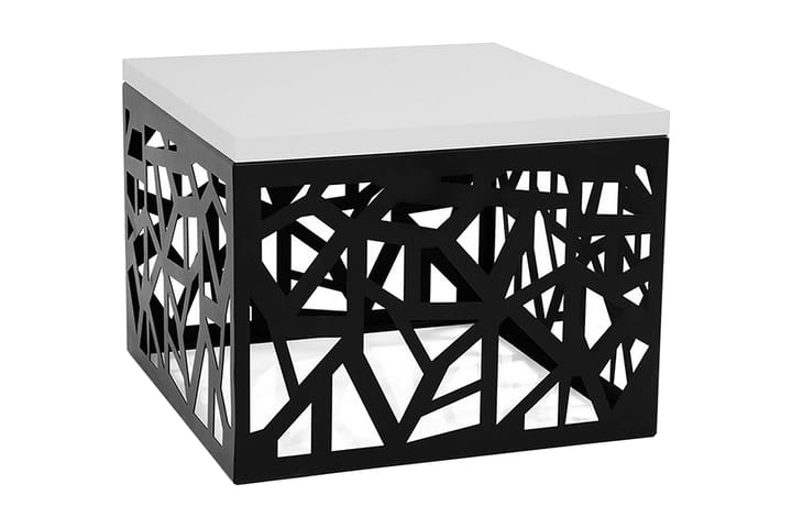 Sohvapöytä Palisa 60 cm - Musta/Valkoinen - Huonekalut - Pöytä & ruokailuryhmä - Sohvapöytä