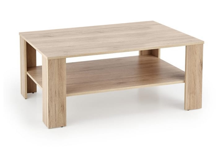Sohvapöytä Pikarnia 110 cm Säilytyksellä Hylly - Tammenväri - Huonekalut - Pöydät & ruokailuryhmät - Sohvapöytä