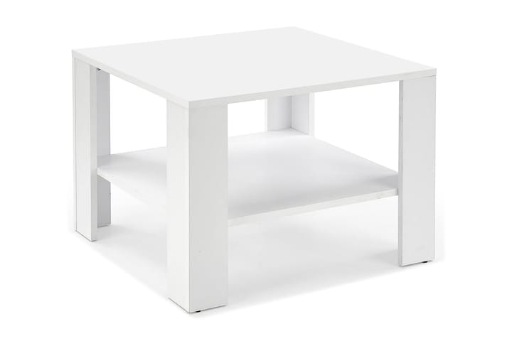 Sohvapöytä Pikarnia 70 cm Säilytyksellä Hylly - Valkoinen - Huonekalut - Pöytä & ruokailuryhmä - Sohvapöytä