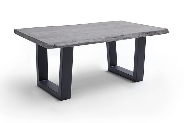 Sohvapöytä Pomaire 110 cm Jalka T-muoto - Akaasia/Harmaa/Antrasiitti - Huonekalut - Pöytä & ruokailuryhmä - Sohvapöytä