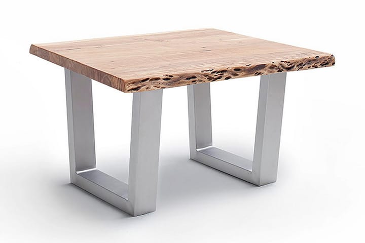 Sohvapöytä Pomaire 75 cm Jalat T-muoto - Akaasia/Teräs - Huonekalut - Pöytä & ruokailuryhmä - Sohvapöytä