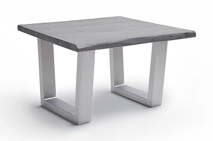 Sohvapöytä Pomaire 75 cm Jalka T-muoto - Harmaa/Hopea - Huonekalut - Pöytä & ruokailuryhmä - Sohvapöytä