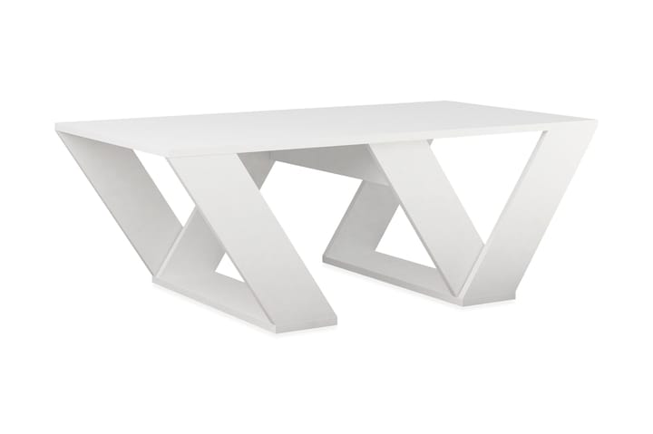 Sohvapöytä Rodger 110 cm - Valkoinen - Huonekalut - Pöydät & ruokailuryhmät - Sohvapöytä