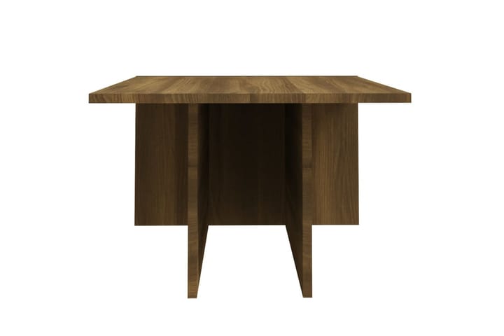 Sohvapöytä ruskea tammi 111,5x50x33 cm tekninen puu - Ruskea - Huonekalut - Pöytä & ruokailuryhmä - Sohvapöytä