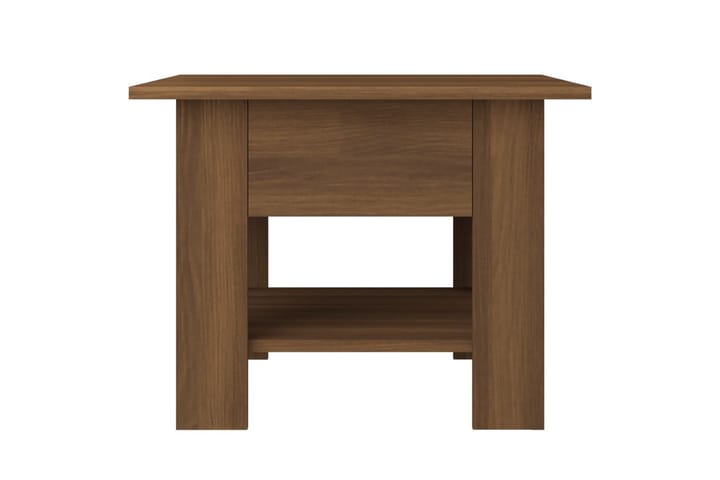 Sohvapöytä ruskea tammi 55x55x42 cm lastulevy - Ruskea - Huonekalut - Pöydät & ruokailuryhmät - Sohvapöytä