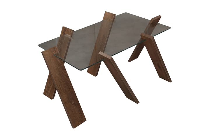 Sohvapöytä Skoglund Maxi 92 cm - Ruskea - Huonekalut - Pöytä & ruokailuryhmä - Sohvapöytä