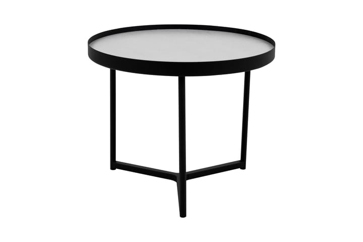 Sohvapöytä Terao 55 cm Pyöreä - Betoninharmaa/Musta - Huonekalut - Pöytä & ruokailuryhmä - Sohvapöytä