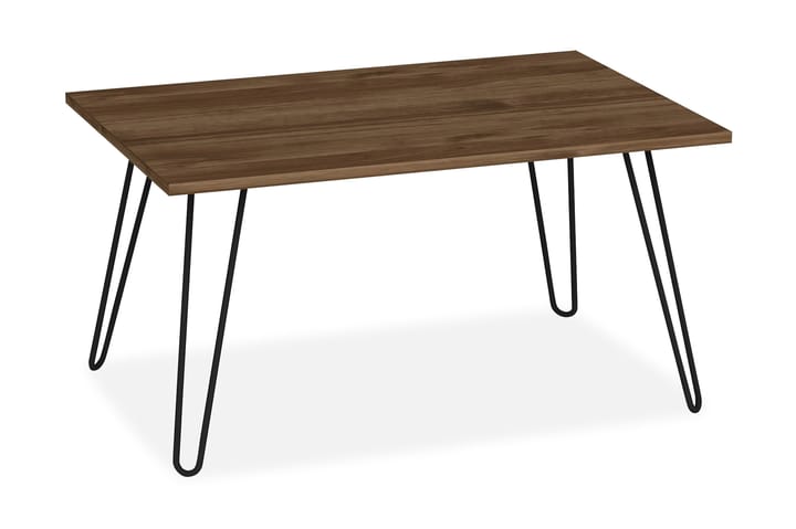 Sohvapöytä Tessie 90 cm - Pähkinänruskea/Musta - Huonekalut - Pöydät & ruokailuryhmät - Sohvapöytä
