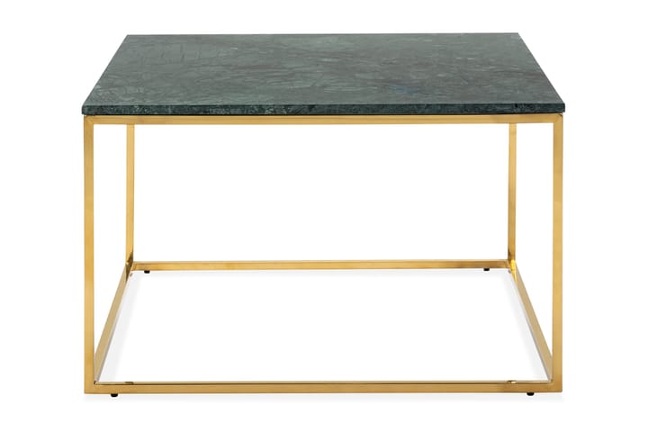Sohvapöytä Titania 70 cm Marmori - Vihreä/Messinki - Huonekalut - Pöytä & ruokailuryhmä - Sohvapöytä