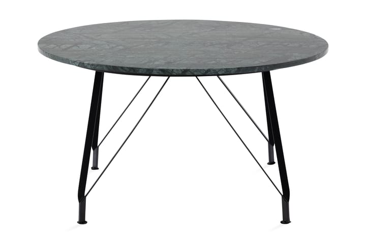 Sohvapöytä Titania 80 cm Pyöreä Marmori - Vihreä/Musta - Huonekalut - Pöytä & ruokailuryhmä - Marmoripöydät