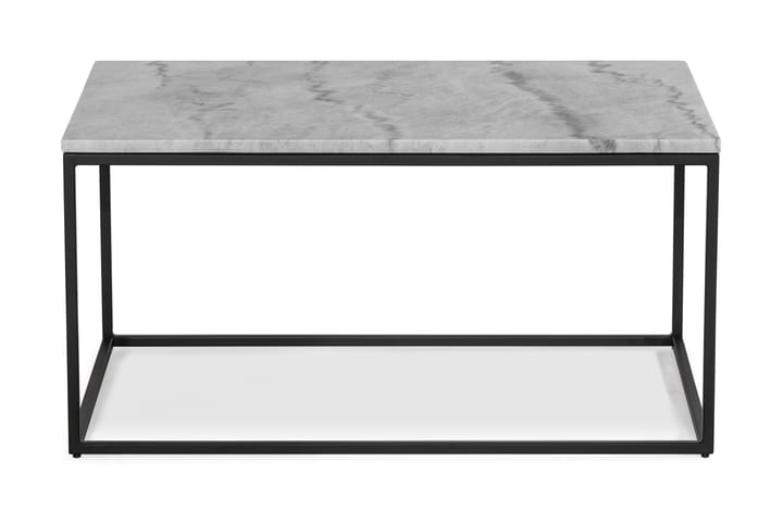 Sohvapöytä Titania 90 cm Marmori - Harmaa/Musta - Huonekalut - Pöytä & ruokailuryhmä - Marmoripöydät
