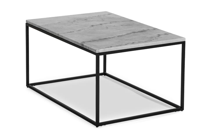 Sohvapöytä Titania 90 cm Marmori - Harmaa/Musta - Huonekalut - Pöytä & ruokailuryhmä - Sohvapöytä