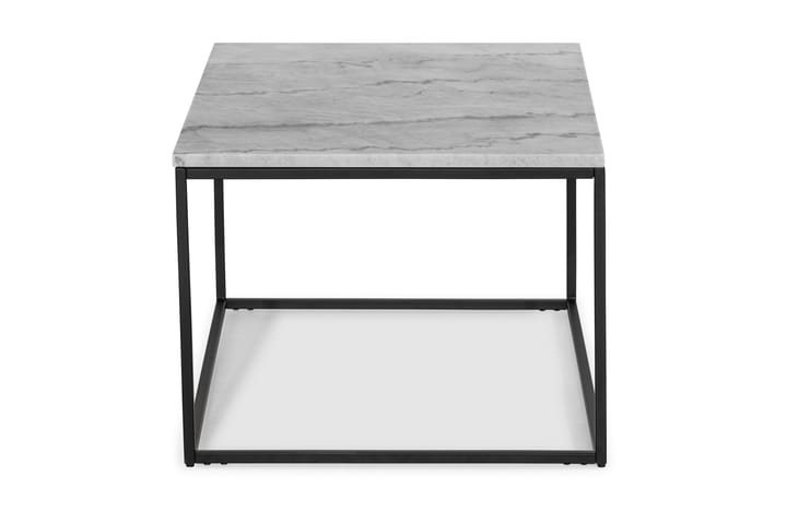 Sohvapöytä Titania 90 cm Marmori - Harmaa/Musta - Huonekalut - Pöytä & ruokailuryhmä - Sohvapöytä