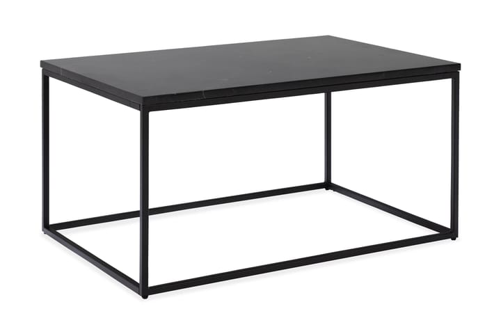 Sohvapöytä Titania 90 cm Marmori - Musta - Huonekalut - Pöytä & ruokailuryhmä - Sohvapöytä