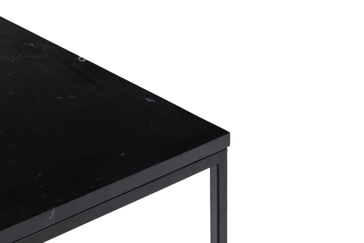 Sohvapöytä Titania 90 cm Marmori - Musta - Huonekalut - Pöytä & ruokailuryhmä - Sohvapöytä