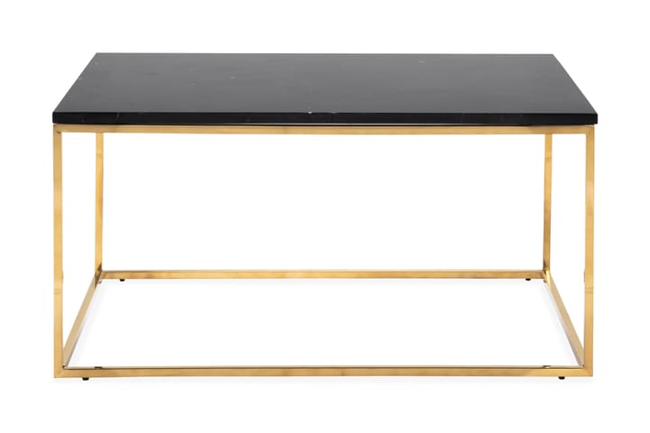 Sohvapöytä Titania 90 cm Marmori - Musta - Huonekalut - Pöytä & ruokailuryhmä - Marmoripöydät