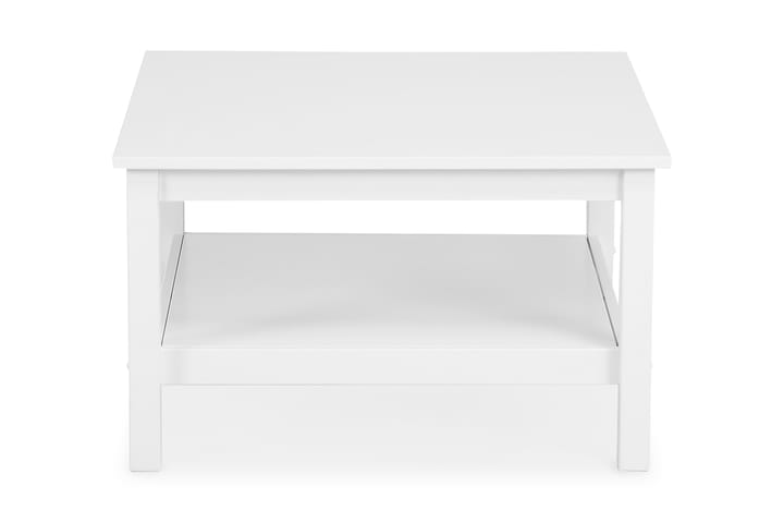 Sohvapöytä Torup 80 cm Säilytyksellä Hylly - Valkoinen - Huonekalut - Pöydät & ruokailuryhmät - Ruokapöydät & keittiön pöydät