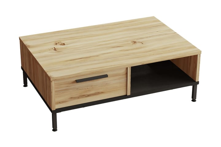 Sohvapöytä Trotter 90 cm - Luonnonväri/Musta - Huonekalut - Pöydät & ruokailuryhmät - Sohvapöytä