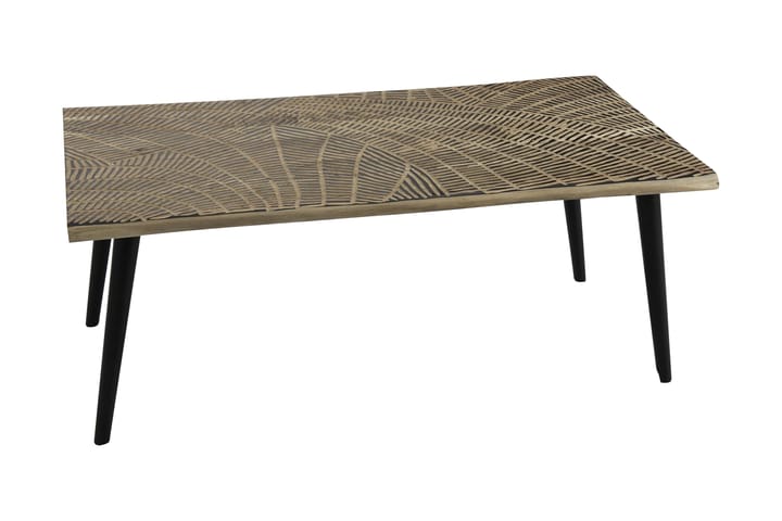 Sohvapöytä Tyna 110 cm - Luonnonväri/Musta - Huonekalut - Pöytä & ruokailuryhmä - Sohvapöytä