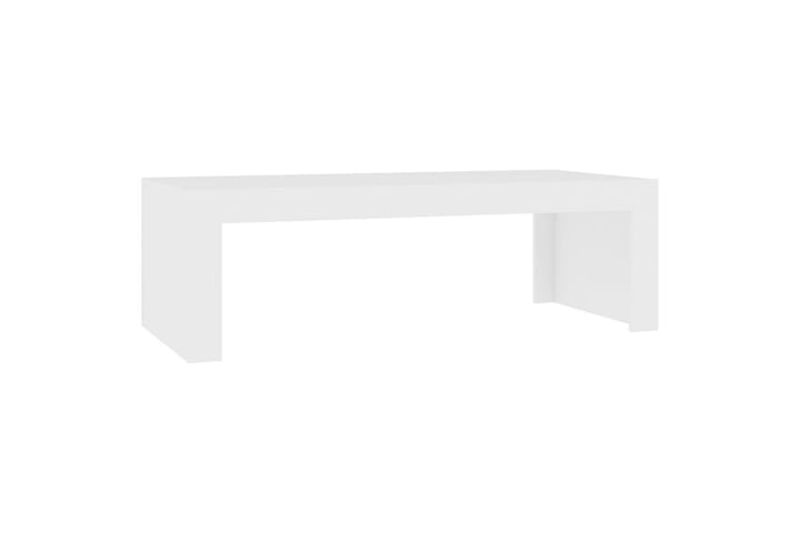 Sohvapöytä valkoinen 110x50x35 cm lastulevy - Huonekalut - Pöydät & ruokailuryhmät - Sohvapöytä