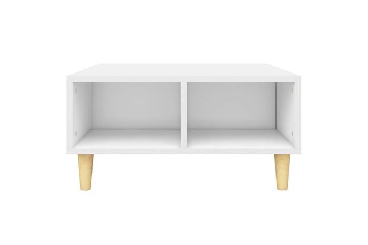 Sohvapöytä valkoinen 60x60x30 cm lastulevy - Valkoinen - Huonekalut - Pöydät & ruokailuryhmät - Sohvapöytä