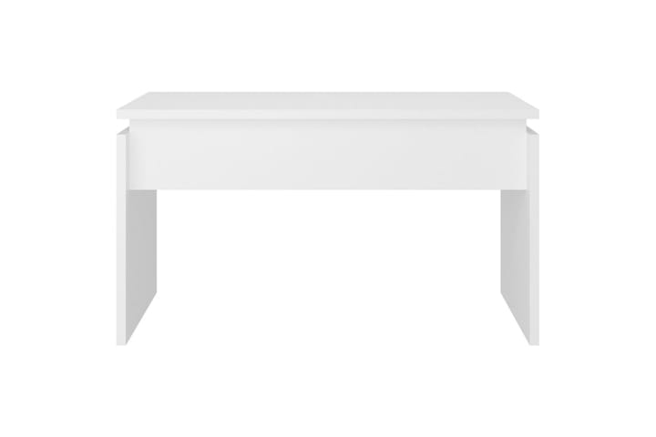 Sohvapöytä valkoinen 68x50x38 cm lastulevy - Valkoinen - Huonekalut - Pöytä & ruokailuryhmä - Sohvapöytä