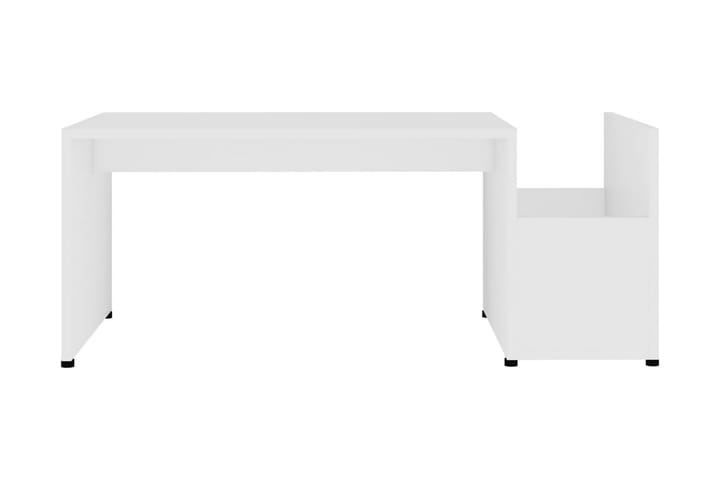 Sohvapöytä valkoinen 90x45x35 cm lastulevy - Valkoinen - Huonekalut - Pöytä & ruokailuryhmä - Sohvapöytä