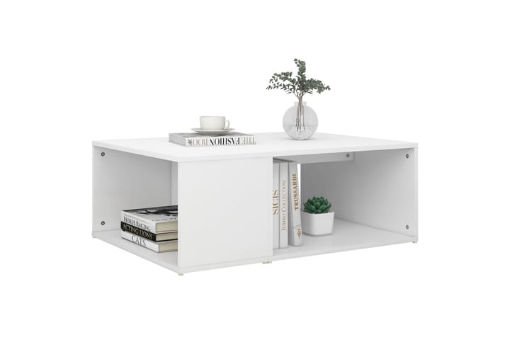 Sohvapöytä valkoinen 90x67x33 cm lastulevy - Huonekalut - Pöytä & ruokailuryhmä - Sohvapöytä