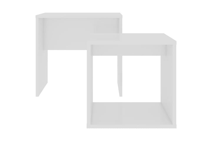 Sohvapöytäsarja valkoinen 48x30x45 cm lastulevy - Valkoinen - Huonekalut - Pöytä & ruokailuryhmä - Sohvapöytä