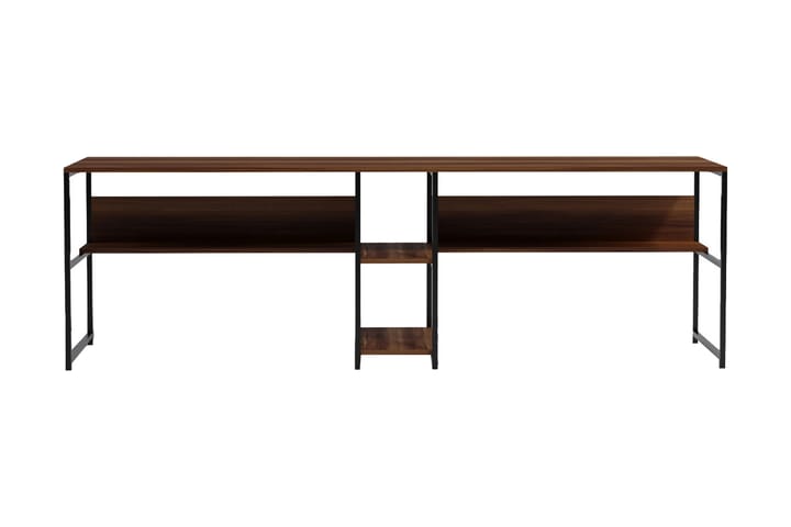 Kirjoituspöytä Buyukada 240 cm - Tummanruskea/Musta - Huonekalut - Pöydät - Kirjoituspöydät