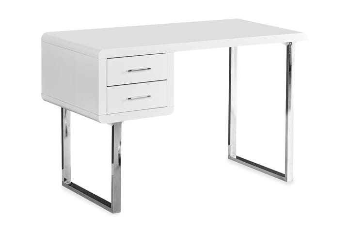 Kirjoituspöytä Lauber 2 laatikolla - Valkoinen - Huonekalut - Pöydät - Kirjoituspöydät