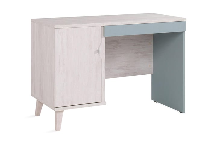 Kirjoituspöytä Lyseme - Valkoinen/Sininen - Huonekalut - Pöydät - Kirjoituspöydät