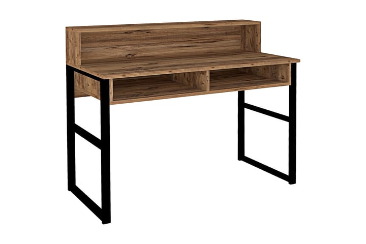 Kirjoituspöytä Pähkinä/Musta - Huonekalut - Pöydät - Kirjoituspöydät
