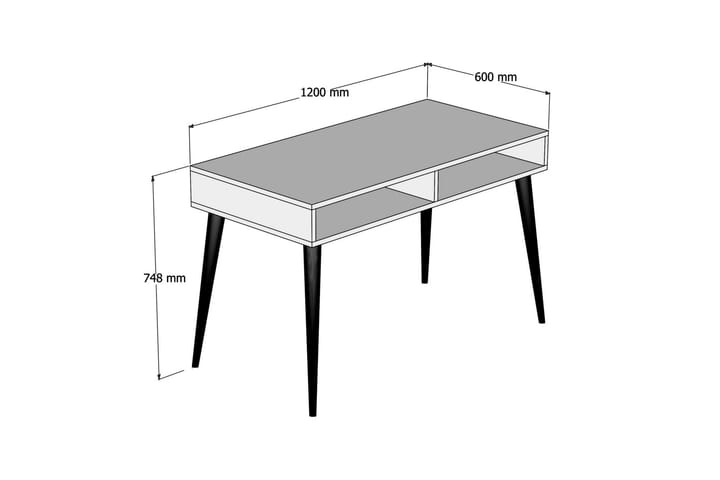 Kirjoituspöytä Tyrsberget 120 cm - Ruskea - Huonekalut - Pöydät - Kirjoituspöydät